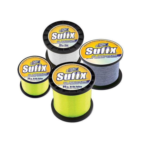 Sufix Superior 1-Pound Spool Size Fishing Line (Yellow, 20-Pound)