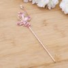 Minkissy Rhinestone Chinese Hair Stick Retro Butterfly Hair Chopsticks with Tassel Pendant Hairpin Chignon Pin for Women Girls