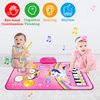 Toys for 1 Year Old Girl Gifts: Baby Musical Mat Toddler Toys Age 1-2 - 3 in 1 Piano Drum Animal Touch Unicorn Toys - Infant Music Toy 12-18 Months Babies Birthday Gifts for 1 2 3 Year Old Boys Girls