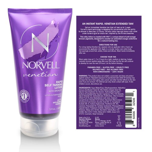 Norvell Venetian Rapid Sunless Self Tanner Lotion, 5 fl. oz.