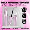 Magnetic Eyelashes with Eyeliner 5 Pairs Eyelashes Natural Look Cat Eye Lashes Magnetic Lashes with Applicator and Magnetic Eyeliner Waterproof Reusble Lashes Kit by Mavphnee