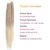 Mayloss 6 Packs/Lot (14/18/24/30) inch 1cm 20 Strands/Pack Thin 3X Box Braid Crochet Hair Extensionin Diameter 3X Synthetic Braid Hair Extensions Crochet Braids Hair Color(24Inch T27/613)