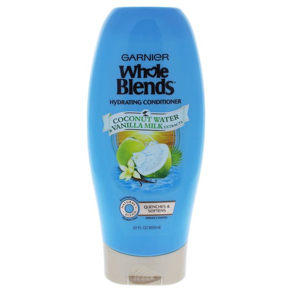 Garnier Whole Blends Conditioner with Coconut Water & Vanilla Milk Extracts, 22 fl. oz.