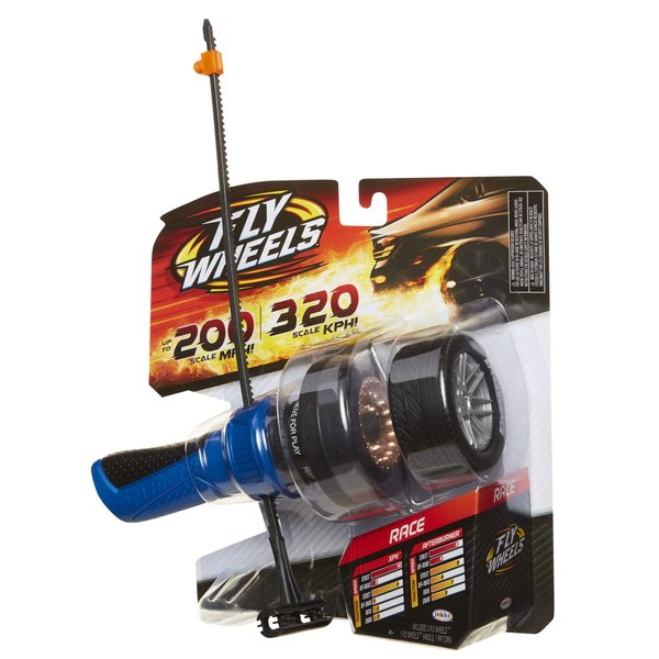 Fly Wheels Launcher + 2 Race Wheels - Rip it up to 200 Scale MPH, Fast Speed, Amazing Stunts & Jumps up to 30 feet! All Terrain Action: Dirt, Mud, Water, Snow- One of The Hottest Wheels Around!