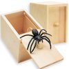 GIIOASA Fun Spider Money Surprise Box,Rubber Spider Prank Box,Handcrafted Spider in a Box Prank