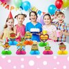 8Pcs Toy Cartoon Story Birthday Party Supplies,Toy Party Honeycomb Centerpieces,Toy Game Theme 3D Table Decorations