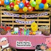 48 Pack Farm Party Favors Mini Bubble Wand,6 Style Barnyard Animal Theme Party Favors Neon Toys for Kids,Pink Cow Rodeo Birthday Party Decorations,Pinata Goodie Bag Stuffers Gifts for Kids (Farm)