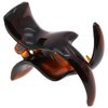 Camila Paris CP2423 French Hair Clip for Women, 2 Teeth Ponytail Holder, Tortoise Shell, Girls Hair Claw Clips Jaw Fashion Styling Hair Accessories for Women, Strong Hold No Slip Grip, Made in France