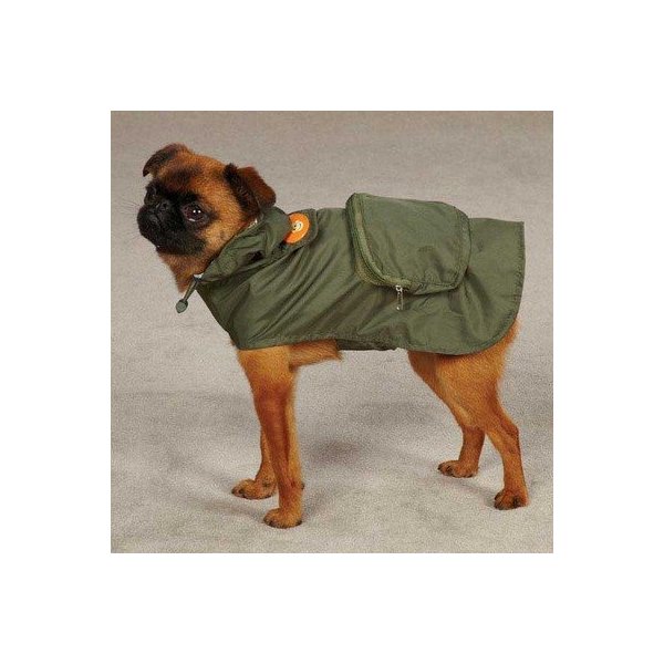 Monkey Business Stowaway Dog Jacket Color: Ty, Size: X-Small