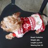 kyeese Christmas Dogs Pajamas Snowflake Dog Sweater Dog Pjs for Small Dogs Holiday Dog Onesie Dog Jumpsuit Dog Clothes