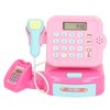 Kids Cash Register Toy, Educational Play Calculator Cash Register, with Bank Card and Specie Accessories for Kids