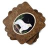 Carolines Treasures Starry Night Great Pyrenees Foam Coaster Set of 4 3 1/2 x 3 1/2 multicolor