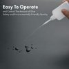 BAPHILE 300PCS CA Glue Micro-Tips,Glue Extender Precision Applicator with Glue Bottle for Hobby, Crafting, Lab Dispensing,Adhesive Dispensers Elmers Glue