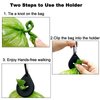 CAKOVANO 2 Pack Dog Poop Bag Holder, Poop Bag Holders for Leashes, Pet Dog Waste Bag Dispenser Leash Attachment – Fits Any Dog Leash – Includes 2 Pack Poop Bag Dispenser and 2 Hands-free holder