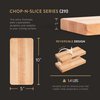 John Boos Boos Block Chop-N-Slice Series Reversible Wood Cutting Board with Eased Corners, 1-Inch Thickness, 10" x 5" x 1", Maple
