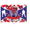 Hockey Birthday Party Decoration Ice Hockey Party Supplies Include HAPPY BIRTHDAY Banner Balloons Cake Topper Cupcake Toppers Spirals Background Hockey Party Decoration