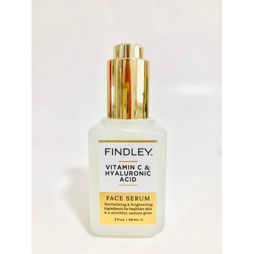 Face Serum FINDLEY Vitamin C and Hyaluronic Acid Face Serum, 2 FLOZ, No box.