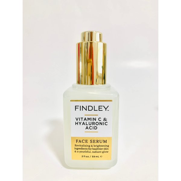 Face Serum FINDLEY Vitamin C and Hyaluronic Acid Face Serum, 2 FLOZ, No box.