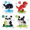 flycites Animals Building Sets for Toddler, Simple Wild Animals Model Set, Dinosaur Whale Bulldog Panda Building Blocks Birthday Gifts for Boys & Girls Chirstmas Halloween