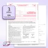 NextDayLabels - 1099-NEC Forms for 2023, 4-Part Tax Forms, Vendor Kit of 50 Laser Forms and 50 Self-Seal Envelopes, Forms Designed for QuickBooks, TFP and Other Accounting Software