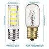 KINDEEP E17 LED Bulb Dimmable, 4W, Daylight White 6000K, Microwave Oven Light Bulbs Equivalent 40W, Ceramic Construction, Versatile Compatibility