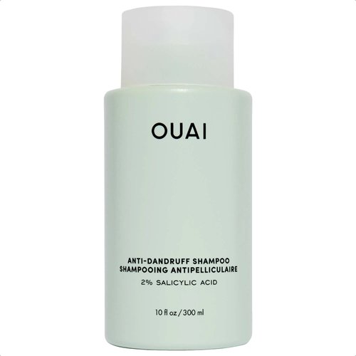 OUAI Anti-Dandruff Shampoo - Gentle Hair Cleanser with Salicylic Acid for Flaky & Dry Scalp - Reduces Itching, Redness & Irritation - 10 fl oz