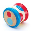 Hape Baby Drum | Colorful Rolling Drum Musical Instrument Toy For Toddlers, Rhythm & Sound Learning, Battery Powered (E0333), L: 5.9, W: 5.9, H: 5 inch