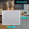 BOTNA 97006931 Range Hood Grease Filter 10.5 x 8.75 inch for Broan Nuton BP29 NY NV Series Aluminum Filter Replacement, 2 Pack