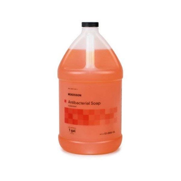 Mckesson Light Orange Clean Scent Antibacterial Soap Liquid 1 Gal. Jug