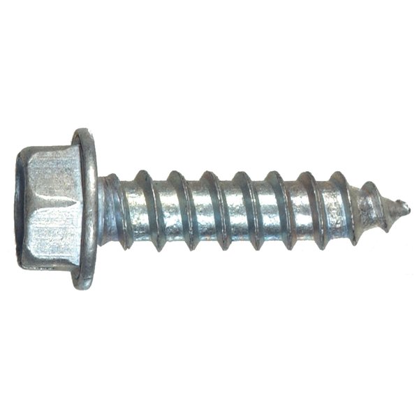 Hillman 3760 8 x 1/2 in. Aluminum Hex Washer Head Sheet Metal Screw (25-Pack)