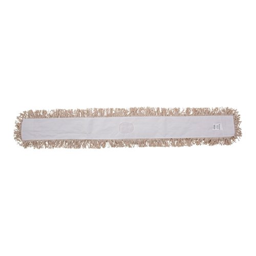 Boardwalk BWK1360 60 in. x 5 in. Hygrade Cotton Industrial Dust Mop Head - White