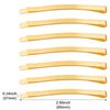 50 Gold Jumbo Bobby Pins, 2.56 Inch Metal Hair Clips Hair Pin Bobby-pins Hairpins Hair Accessories for Women Thick Long Updo Hair Style