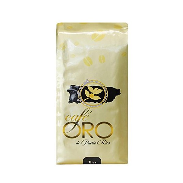 Cafe Oro de Puerto Rico - Puerto Rican Ground Coffee - 8 oz Bag