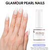Nicedeco Gel Nail Polish 1 Pcs 15ml Pearlescent Gel Polish Soak Off LED U V Gel for Nail Art Manicure Salon DIY - 001