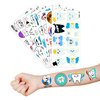 96 PCS Cute First Milk Tooth Dental Dentist Temporary Tattoos Birthday Themed Party Supplies Decorations Favors Fairy Teeth Tattoo Stickers Gifts for Baby Kids Girls Boys Decor School Reward Christmas