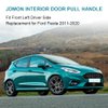 JDMON Front Left Driver Interior Door Pull Handle Replacement for Ford Fiesta 2011-2020 Inner Door Panel Handle Inside Handle Replacement for D2BB-A23943-CA35B8 G2BZ-5823943-JA Black