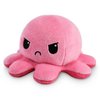TeeTurtle - The Original Reversible Octopus Plushie - Angry Light Pink + Furious Pink - Cute Sensory Fidget Stuffed Animals That Show Your Mood
