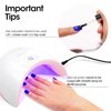 Gellen Gel Nail Polish, 18ml Electric Blue Gel Polish Soak Off UV LED Nail Gel Polish Nail Art Starter Manicure Salon DIY at Home Valentines Gift, 0.6 OZ