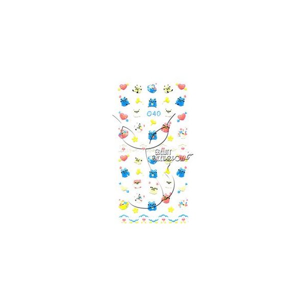 Cartoon Mouse Nail Stickers/Decals
