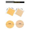 MEETOOT 6pcs Soldering Iron Cleaning Sponge 6x6cm Square Sponge High Temperature Sponge Welding Platform Sponge Welding Clean Pads