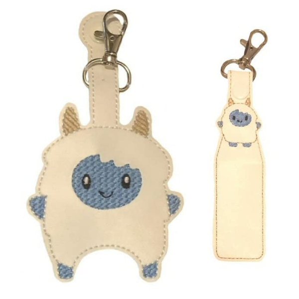 Yeti Hand Sanitizer Holder Key Fob and/or Lip Balm Holder