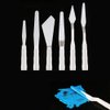 Luckycivia 6 Set Palette Knives Set, Plastic Spatula Art Tools for Painting
