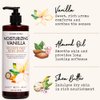 PHARM TO TABLE Moisturizing Vanilla Body Wash for Women and Men - Moisturizes and Softens the Skin, Sulfate Free, 100% Cruelty Free, 480ml