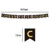 CHEERS TO 13 YEARS Banner, Pre-Strung, Black Gold 13th Birthday and Anniversary Party Decorations, Happy 13th Birthday Banner, Thirteen Anniversary Party Banner, 13 Year Old Blessed & Loved Banner