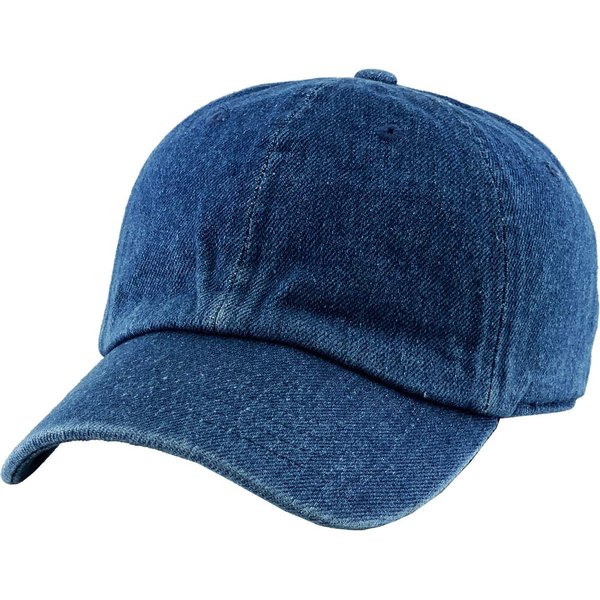 Funky Junque Kids Baseball Cap Unisex Low Profile Hat - Dark Denim (2-5)