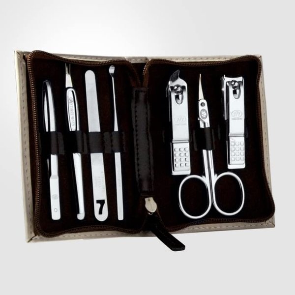 Korean Nail Clippers! World No. 1. Three Seven (777) Travel Manicure Grooming Kit Nail Clipper Set Made in Korea, Since 1975. (78RG)