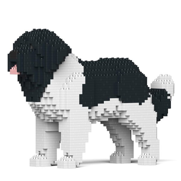 JEKCA Newfoundland Dog 01S-M03 | Plastic Building Blocks | Age 14+