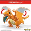 Mega Pokemon Action Figure Building Toys Set, Charizard with 222 Pieces, 1 Poseable Character, 4 Inches Tall, Gift Ideas for Kids