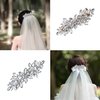 Hair Barrettes for Women, Rhinestone Hair Clips Sparkle Hair Barrettes Crystal Hair Clips for Women Girls Fancy Bridal Hair Clips Wedding Hair Accessories(Silver)