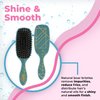 Wet Brush Shine Enhancer Paddle Brush, Ocean - Hair Detangler Brush with Ultra Soft Bristles, Infused With Natural Argan Oil, Shiny Detangle & Smooth Hair, Wet or Dry, For All Hair Types